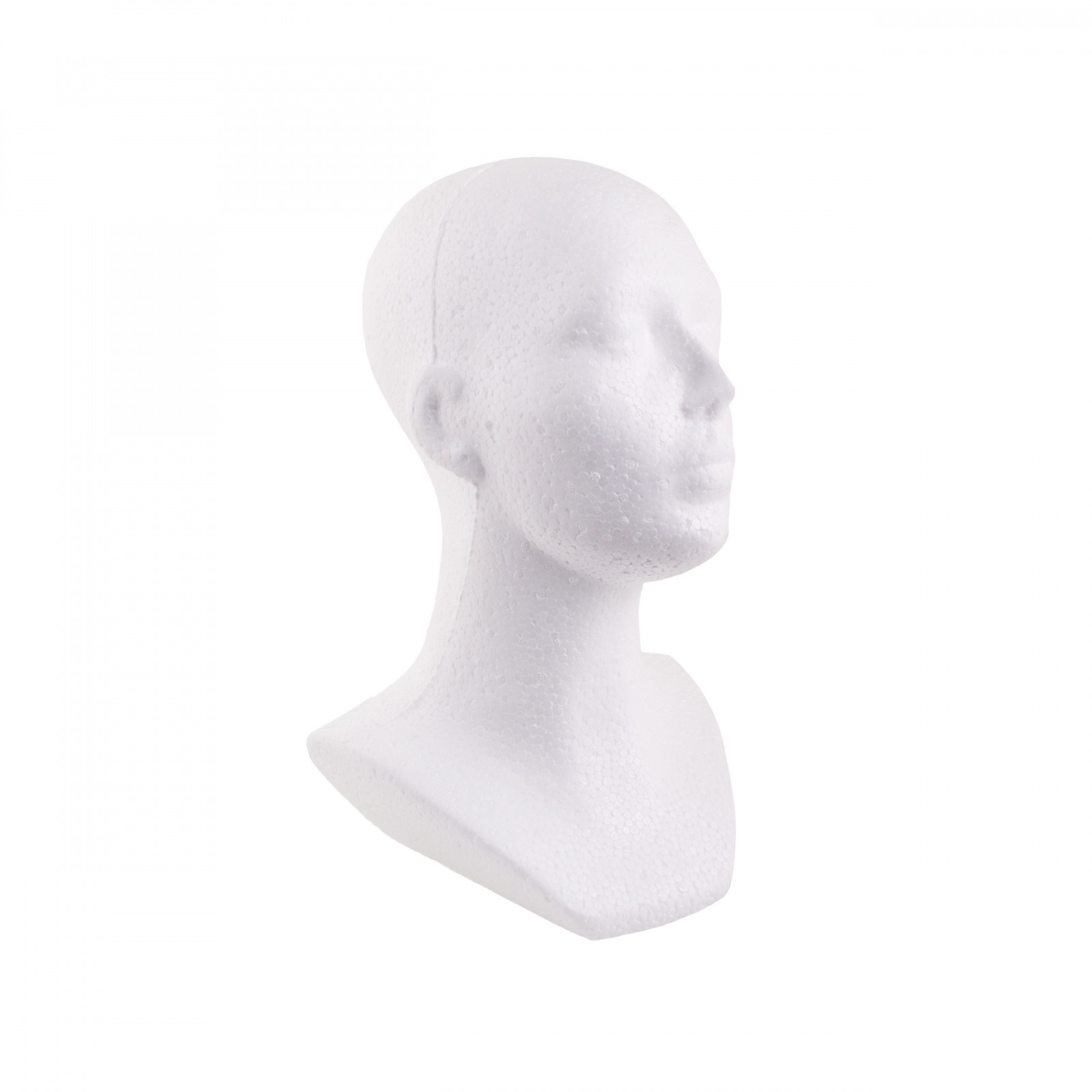 Tête universelle en polystyrène femme homme blanche megamix.sk