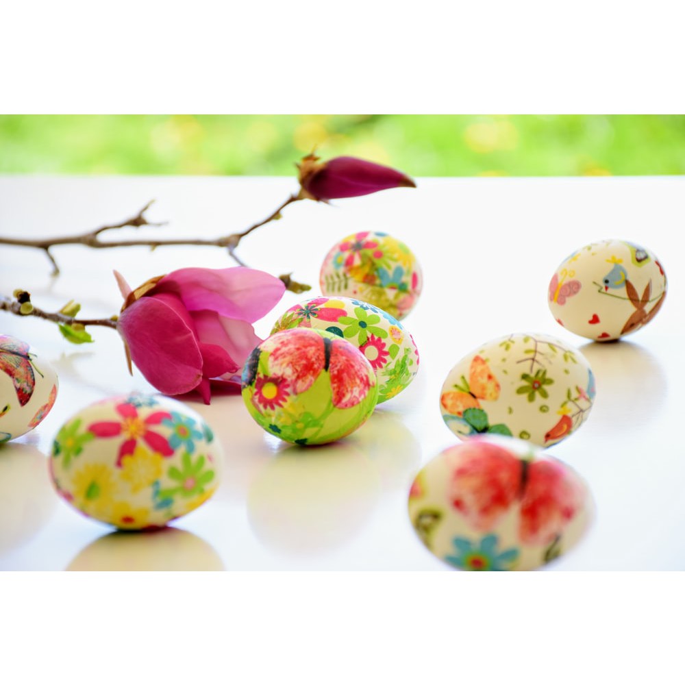 décoration d'œufs de Pâques vente décorations pysanky peintes percées megamix.sk