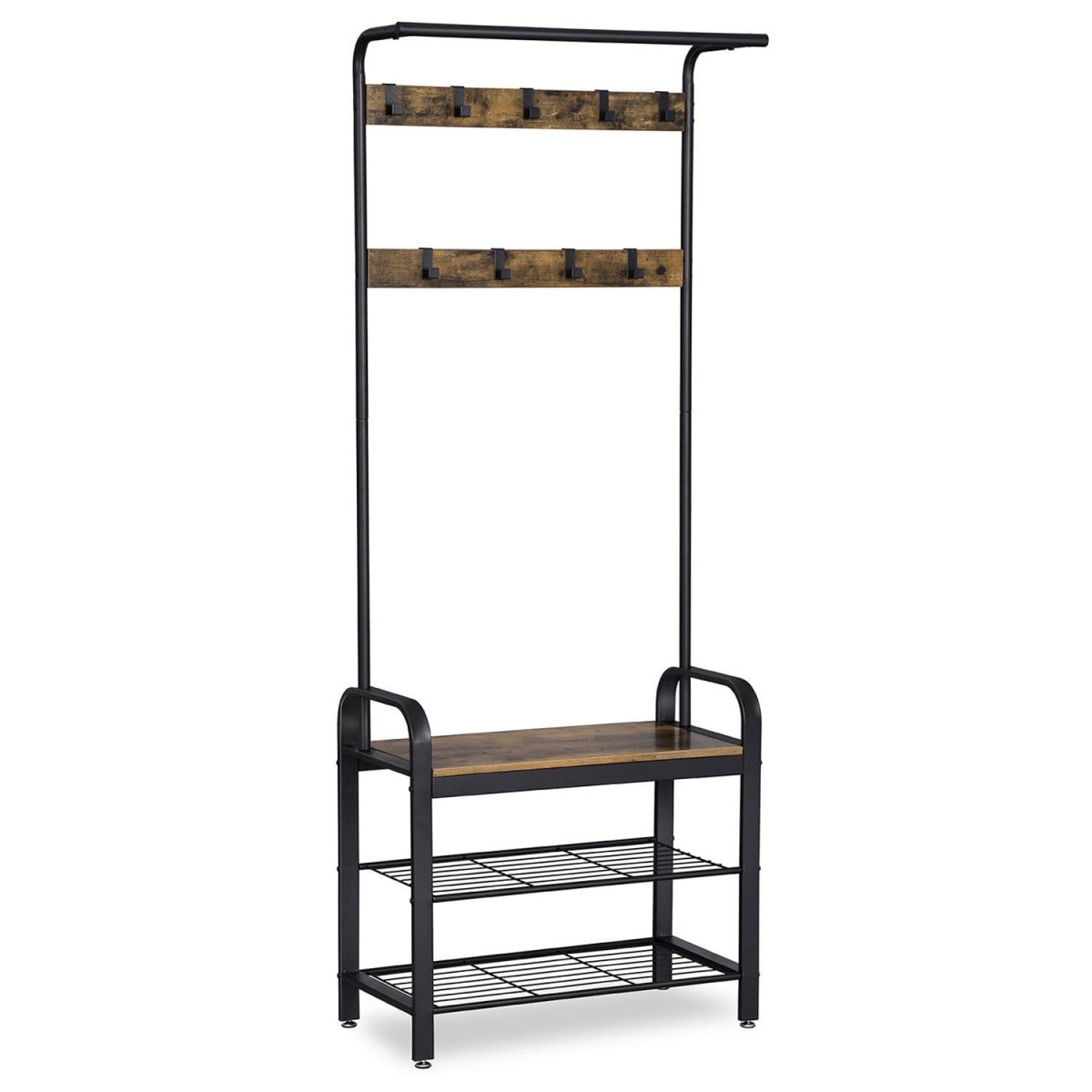 porte-manteau avec siège et espace de rangement 72x33x183cm megamix.sk