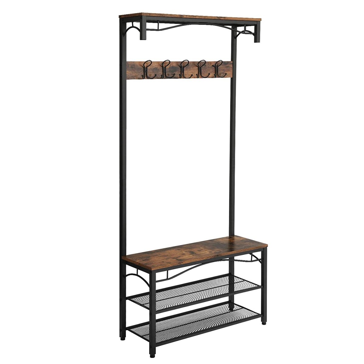 Porte-manteau avec siège et espace de rangement 80x30x178cm megamix.sk