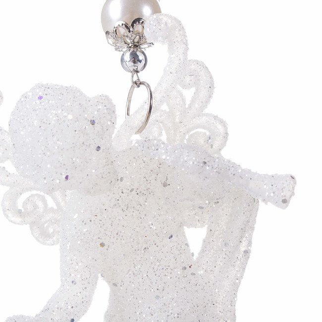 ornement de Noël pour arbre ange blanc 10cm megamix.fr