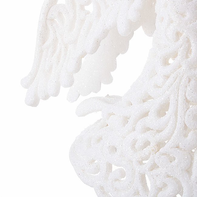 ornement de Noël pour arbre ange blanc 16cm megamix.fr
