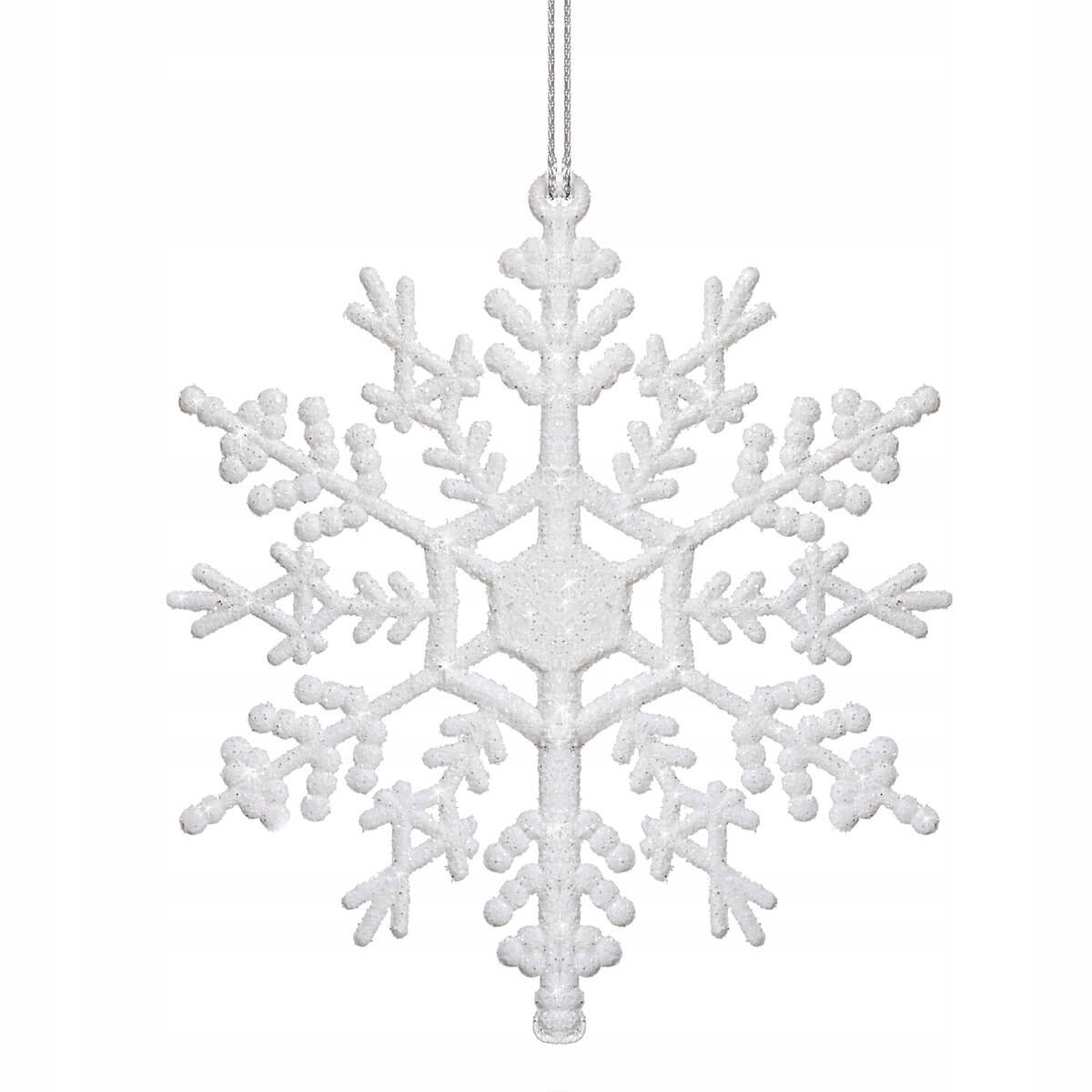 Décoration de Noël pour sapin flocon de neige 12cm 3pcs megamix.sk