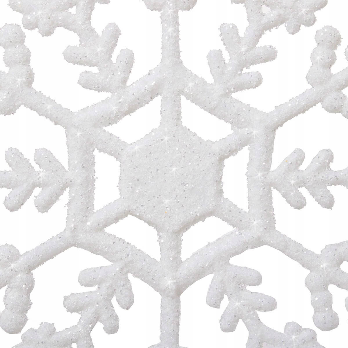 Décoration de Noël pour sapin flocon de neige 12cm 3pcs megamix.sk