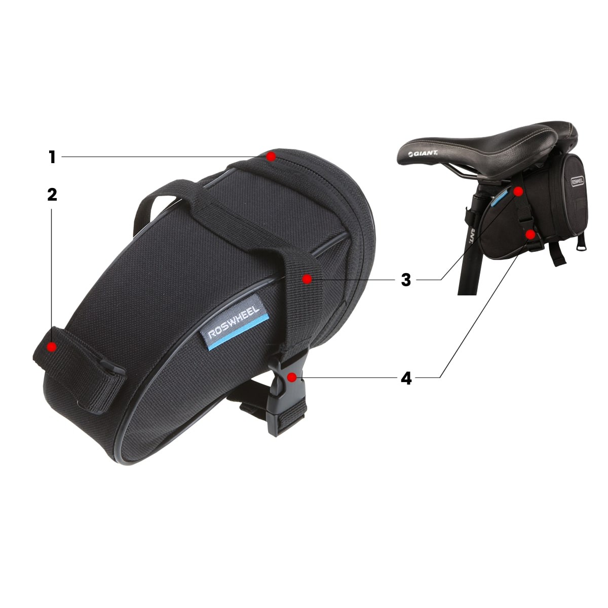 sacoche de vélo sous la selle pour clés téléphone megamix.sk