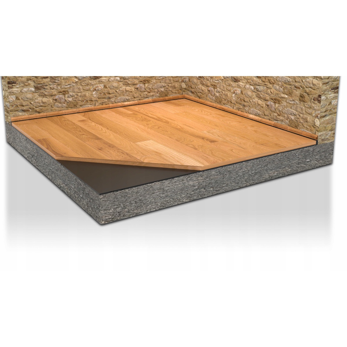 tapis en caoutchouc insonorisant 2mm 25x100cm LG2 isolation acoustique megamix.sk