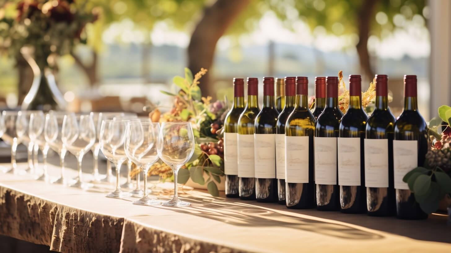 Fľaše na víno Bouteilles de vin